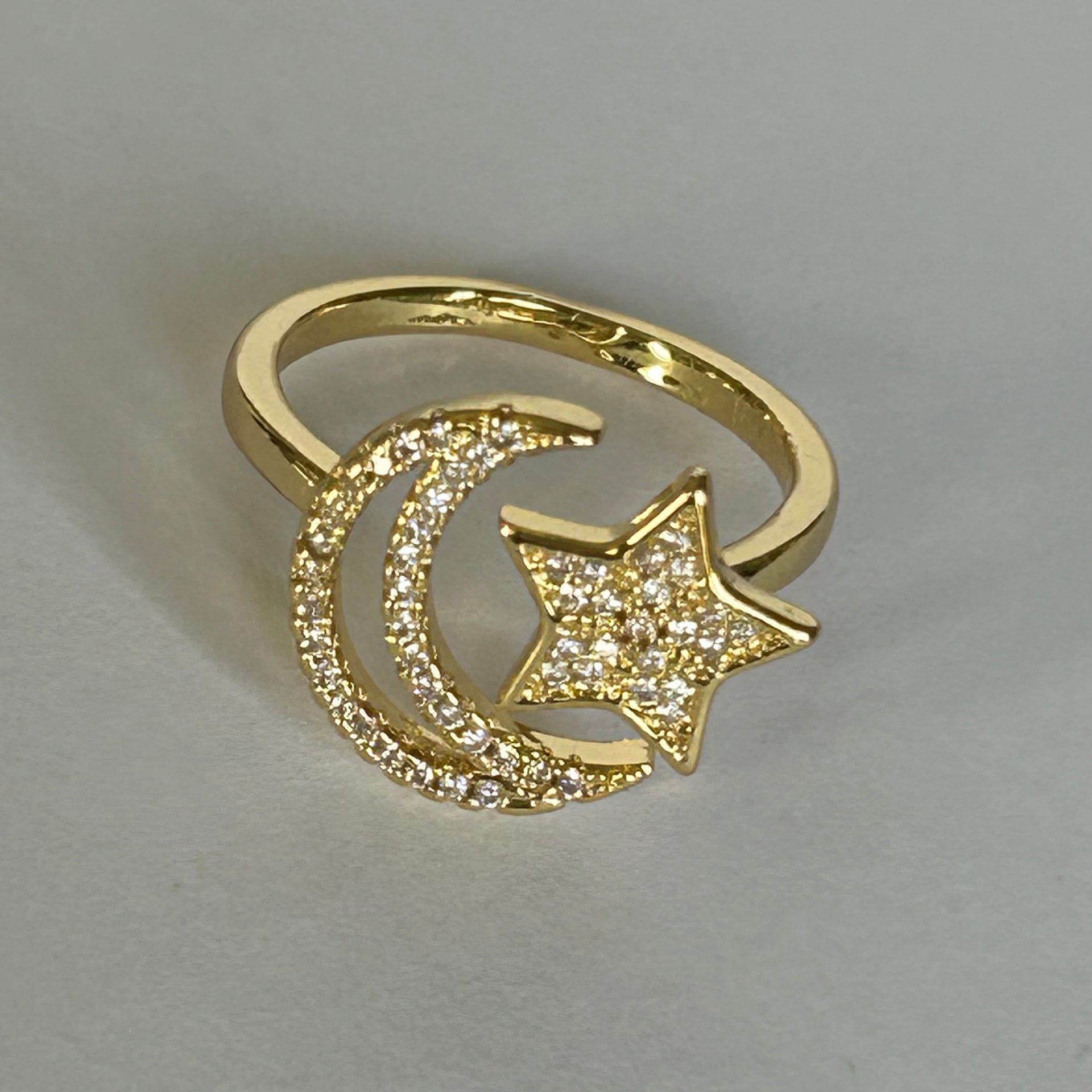 Star Moon Ring