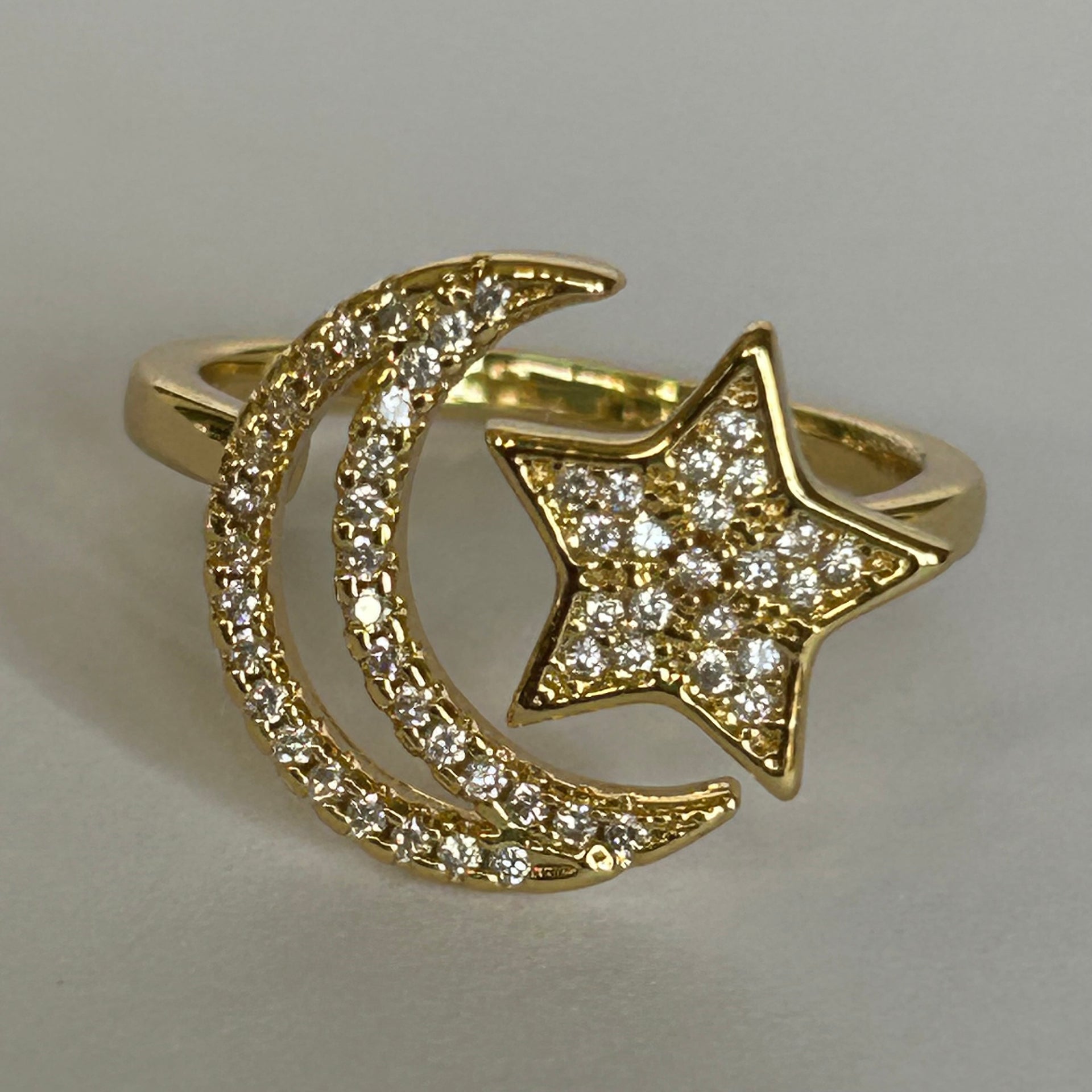 Star Moon Ring