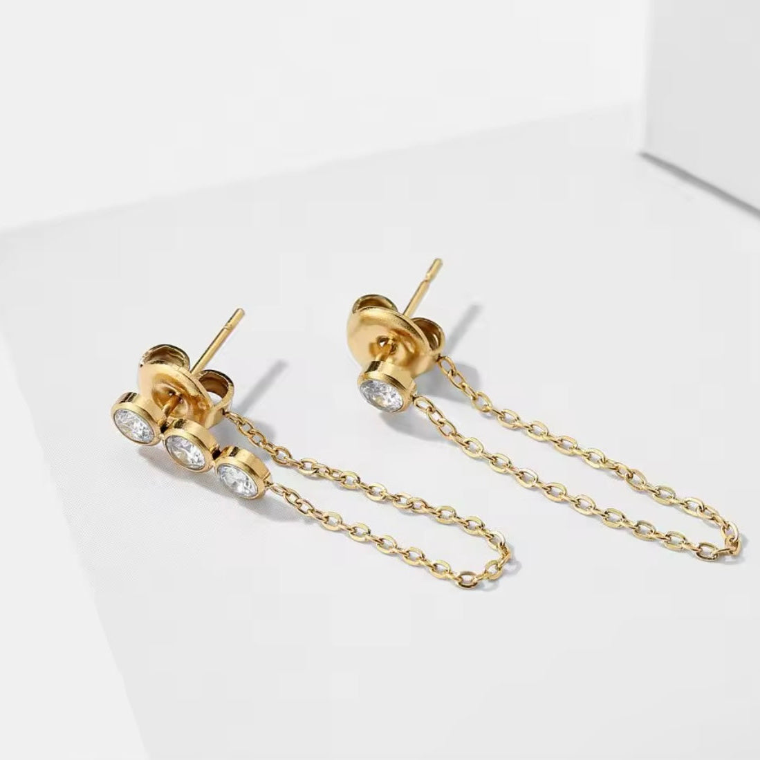 Gold Drop Earrings