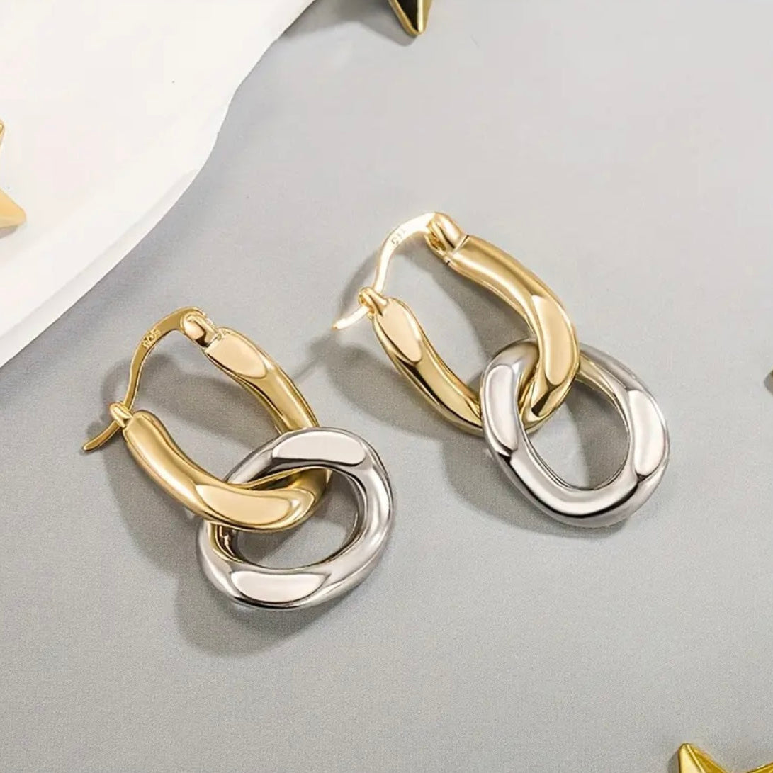 Bicolor Earrings