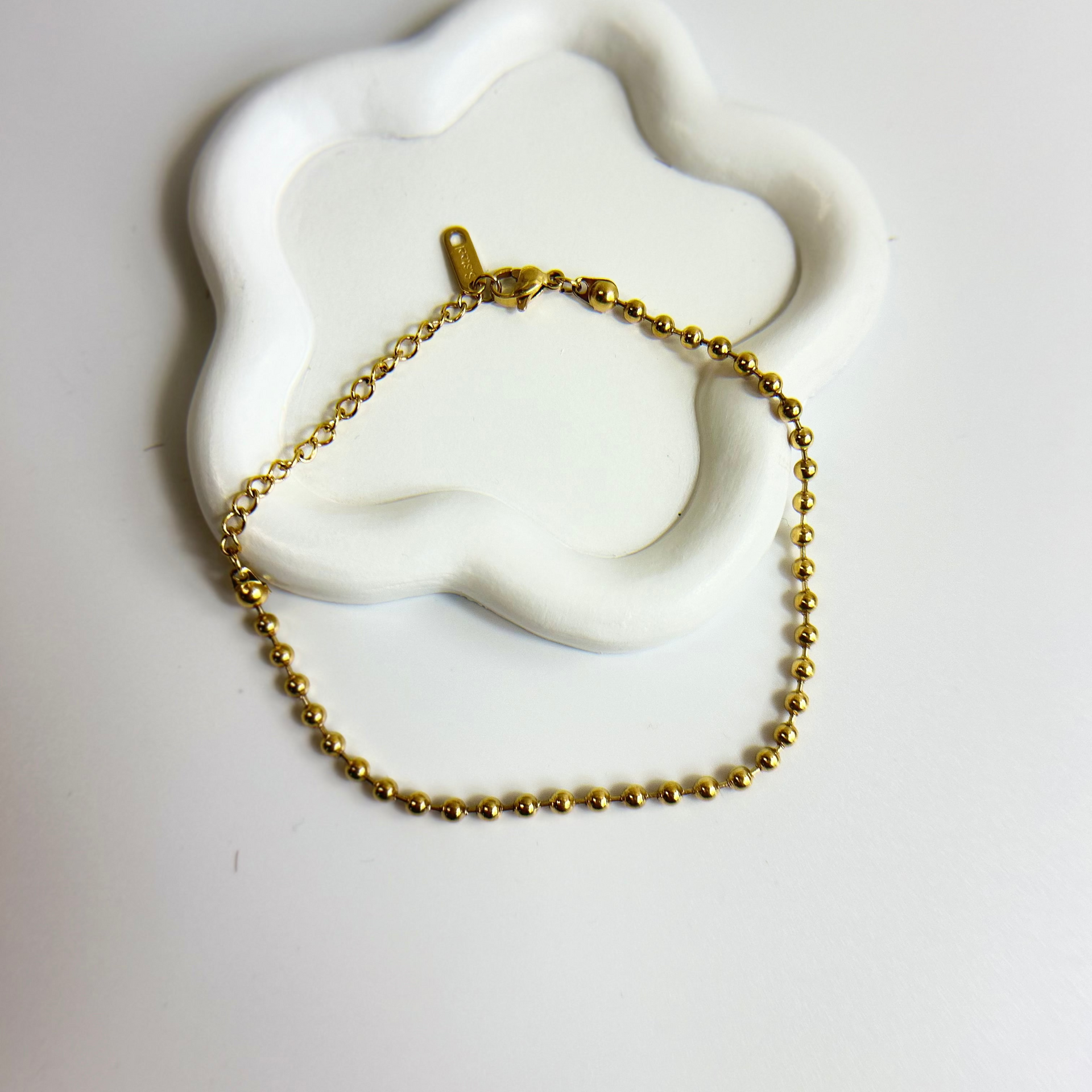 Gold Bead Bracelet