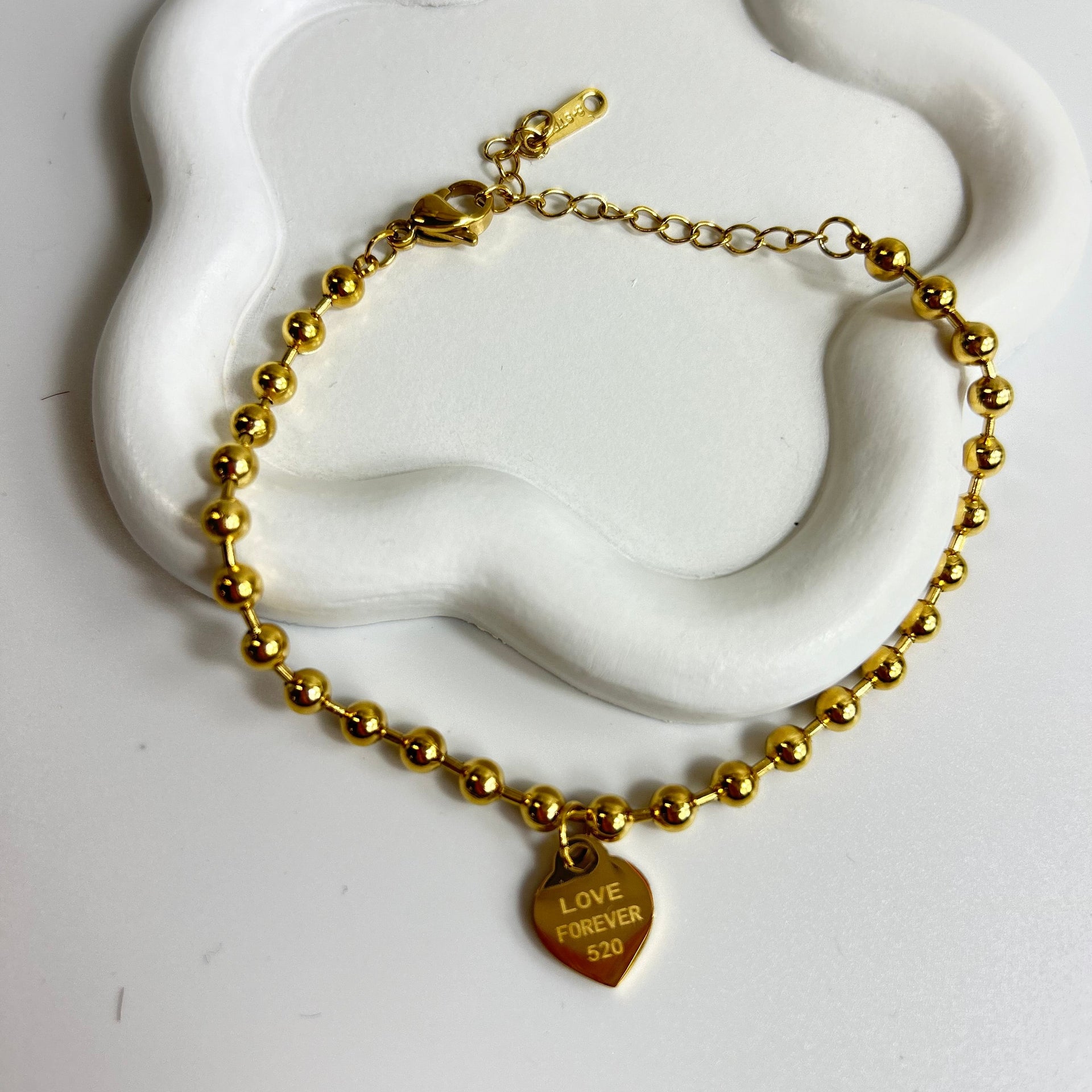 Gold Bead bracelet set