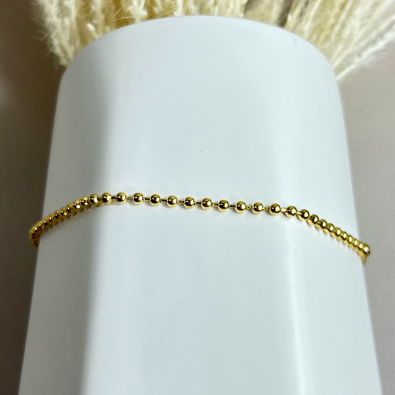 Gold Bead Bracelet