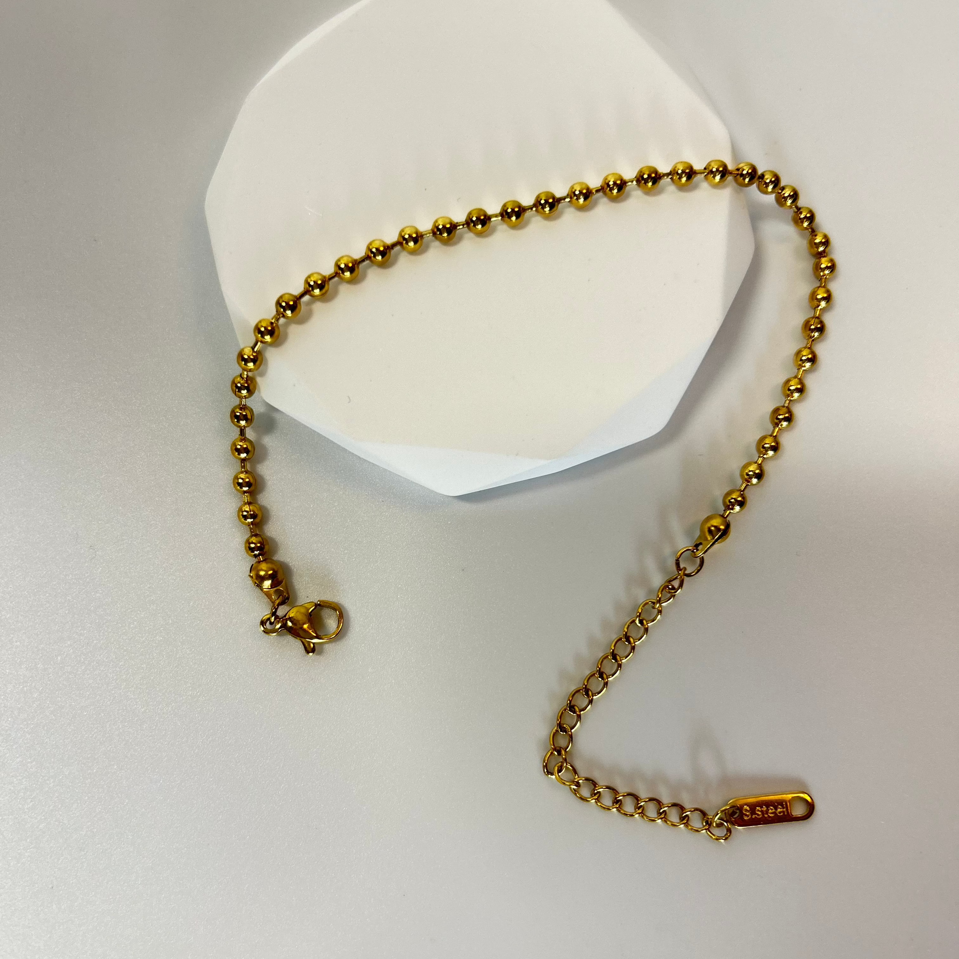 Gold Bead Bracelet