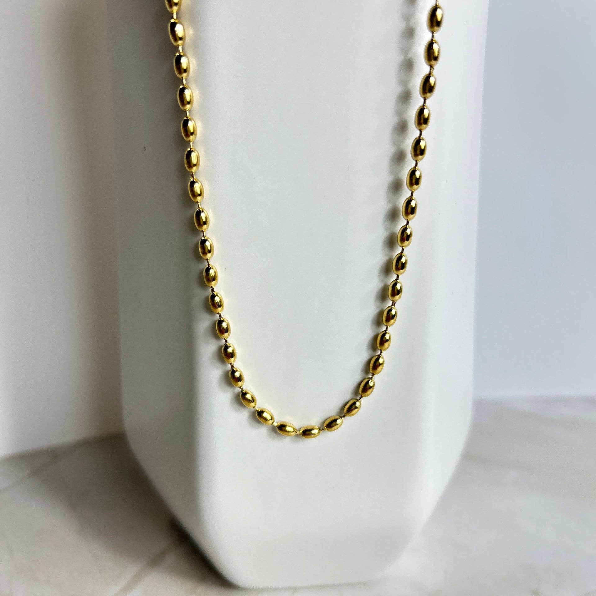 Golden Spheres Necklace