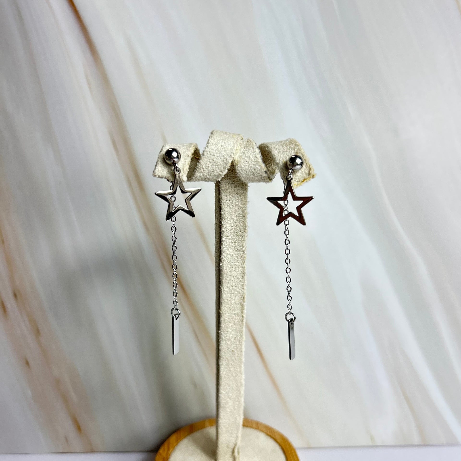 Star Chain Earrings