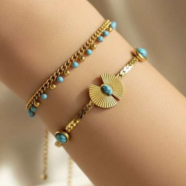 Blue Bracelet Set
