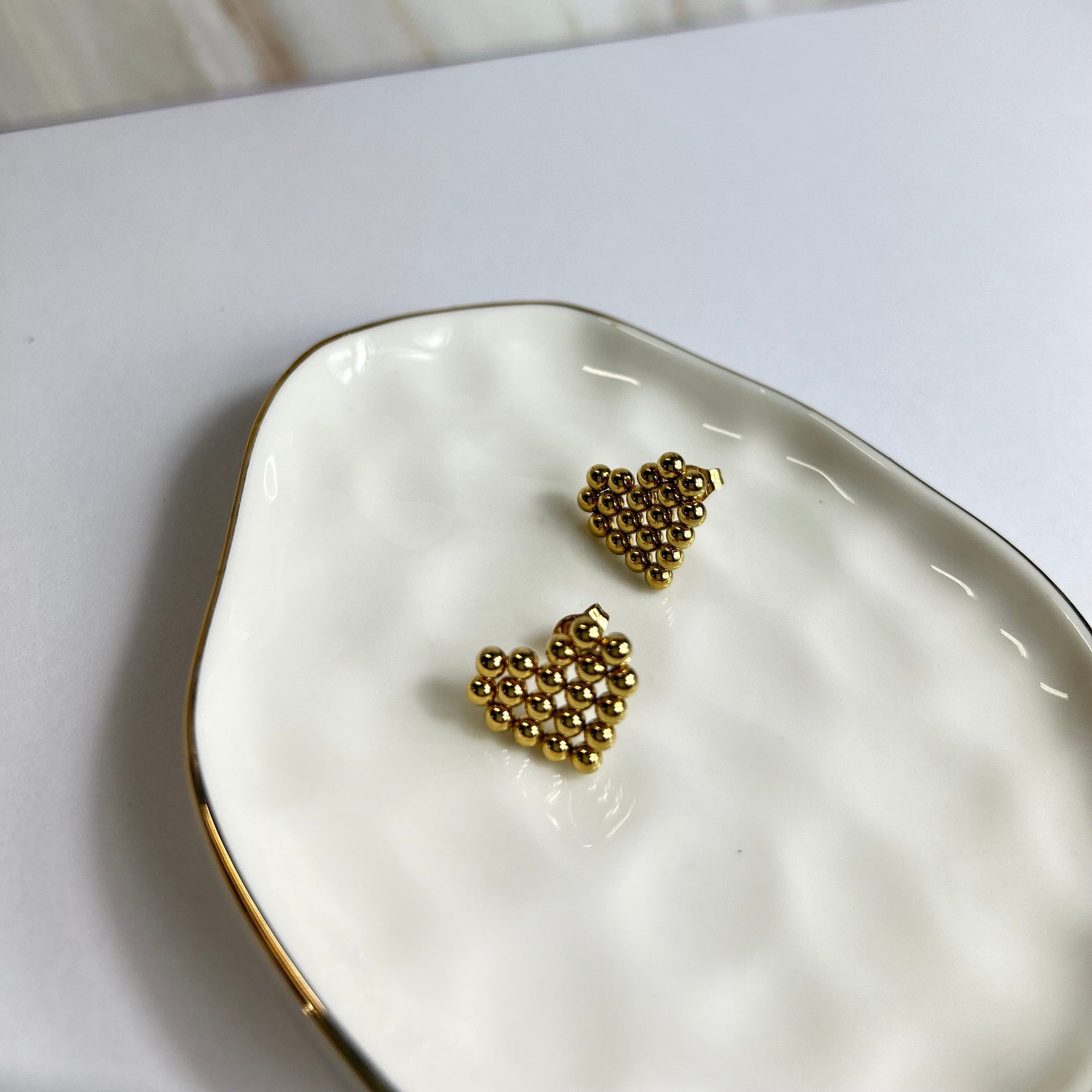 Hollow Heart Earrings