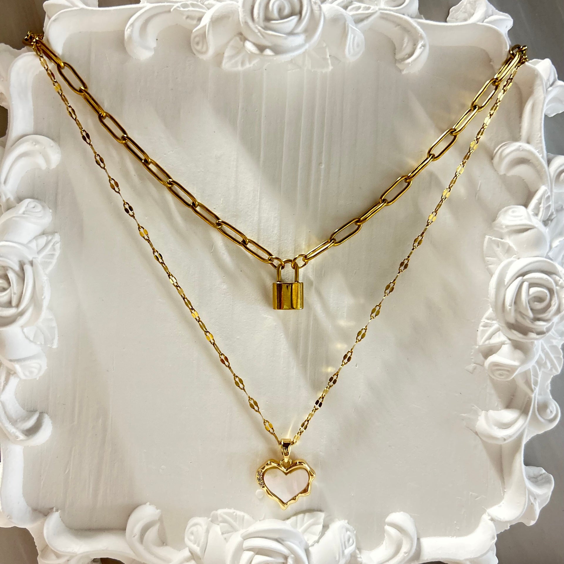 Gold Necklace Set